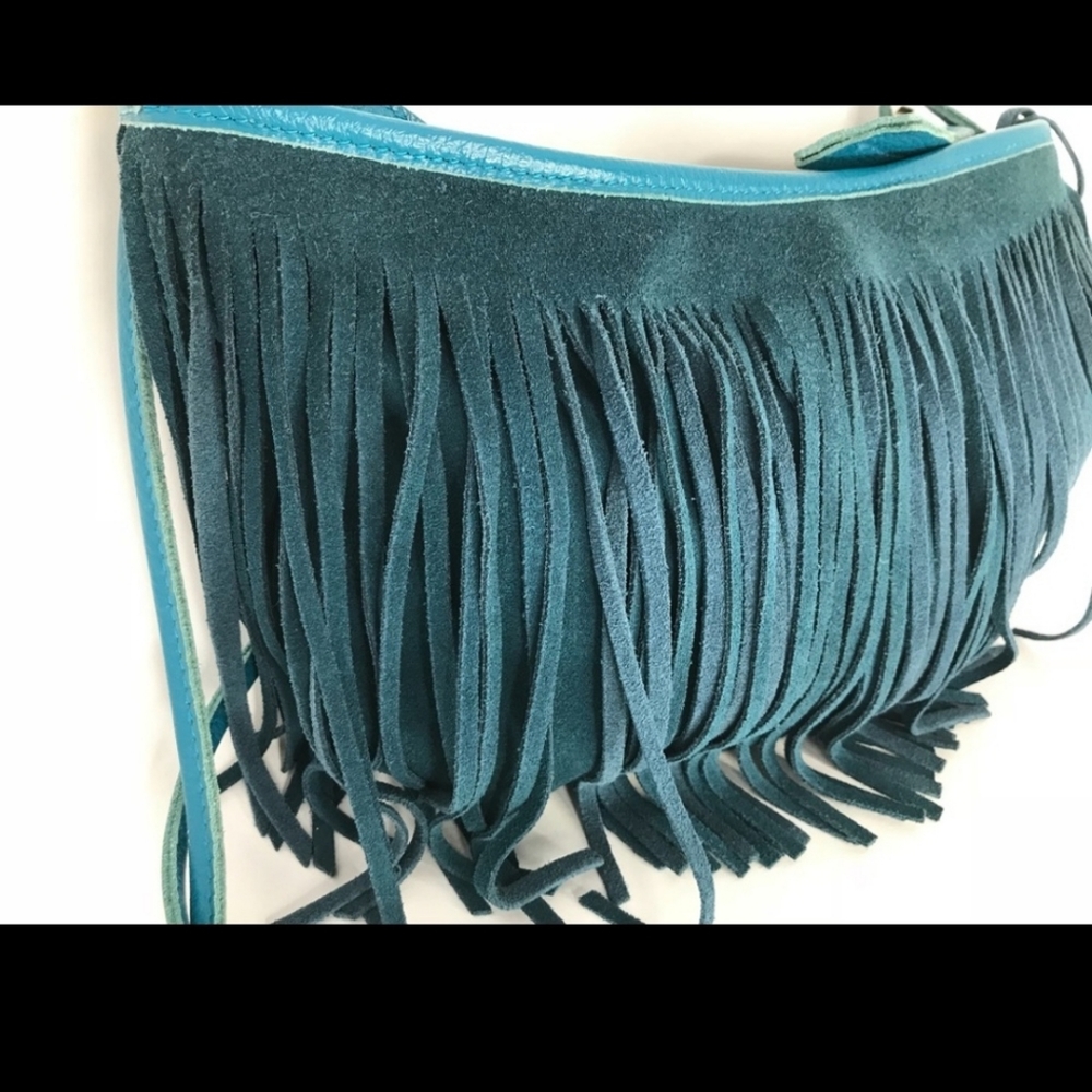 Free People suede real crossbody bag